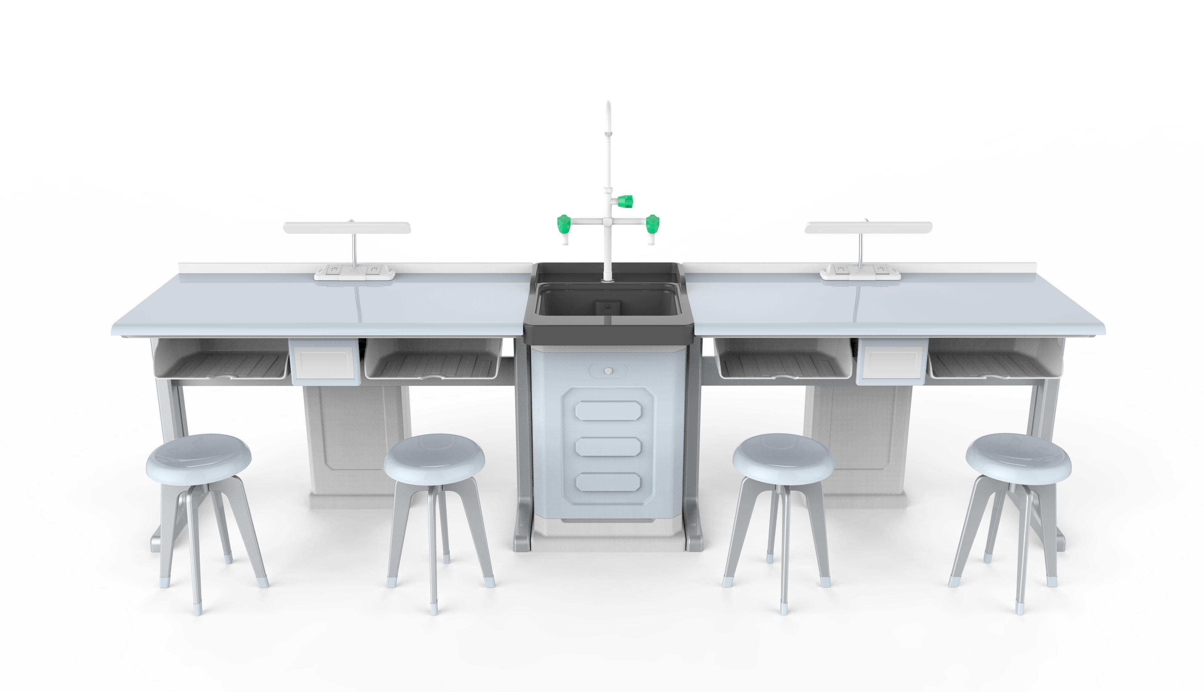 分體臺(tái)燈-淡藍(lán)